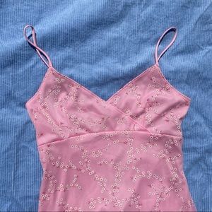 Rave City Pink Mesh Dress